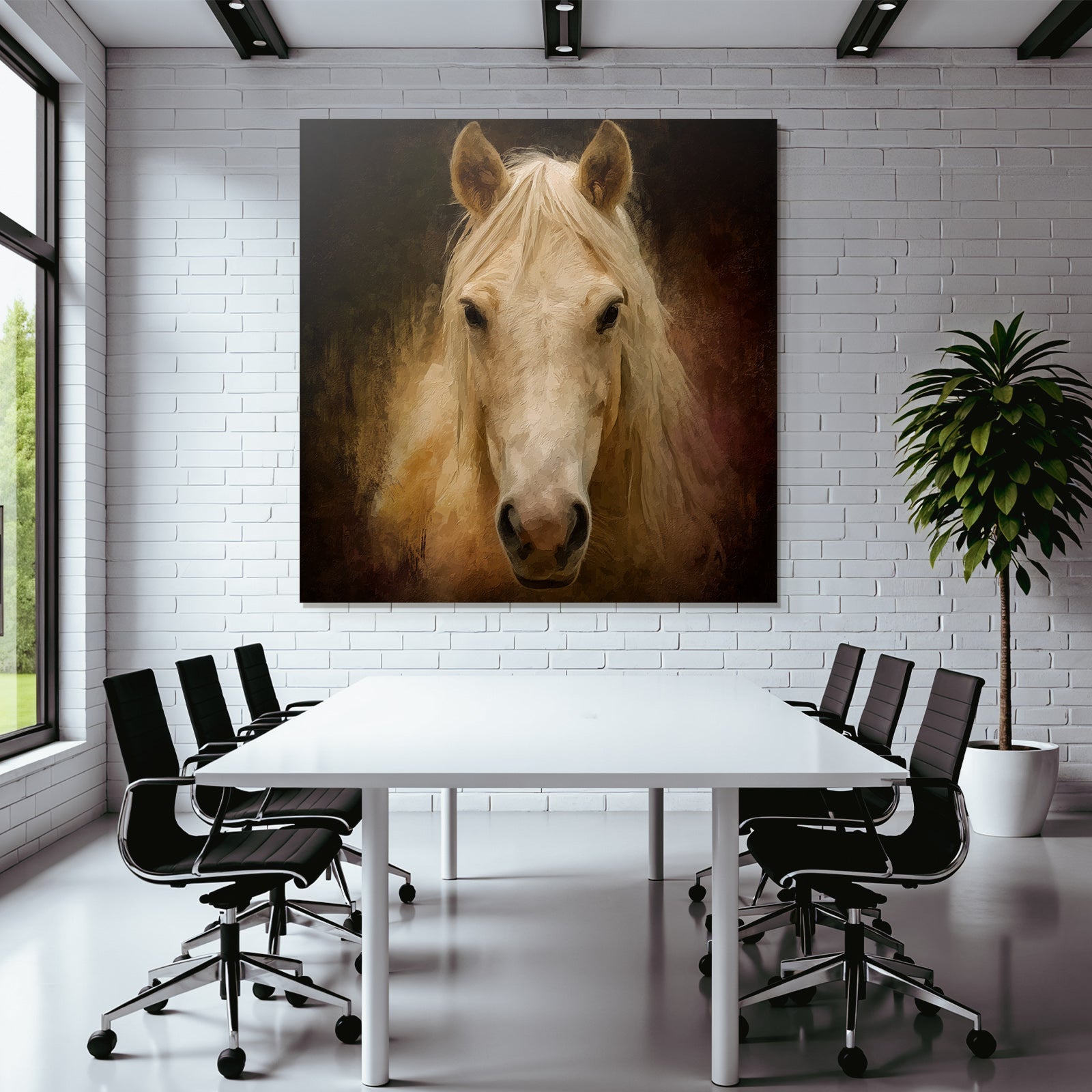 Horse face painting template