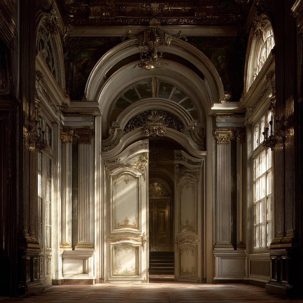 Prunkvoller Innenraum Mit Ornamentaler Architektur | Klassisch | Einrichtungsstile