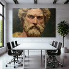 Bearded Man Portrait Oil Painting E Figuren