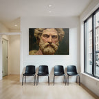 Bearded Man Portrait Oil Painting E Figuren