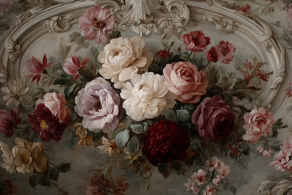 Blumendekoration Rosen Und Paeonien Vintage Aesthetik | Klassisch | Einrichtungsstile