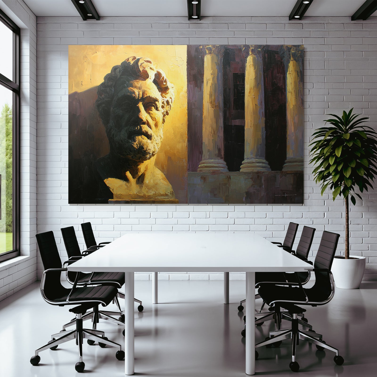 Bust Einer En Figur Mit Architektonischen Elementen