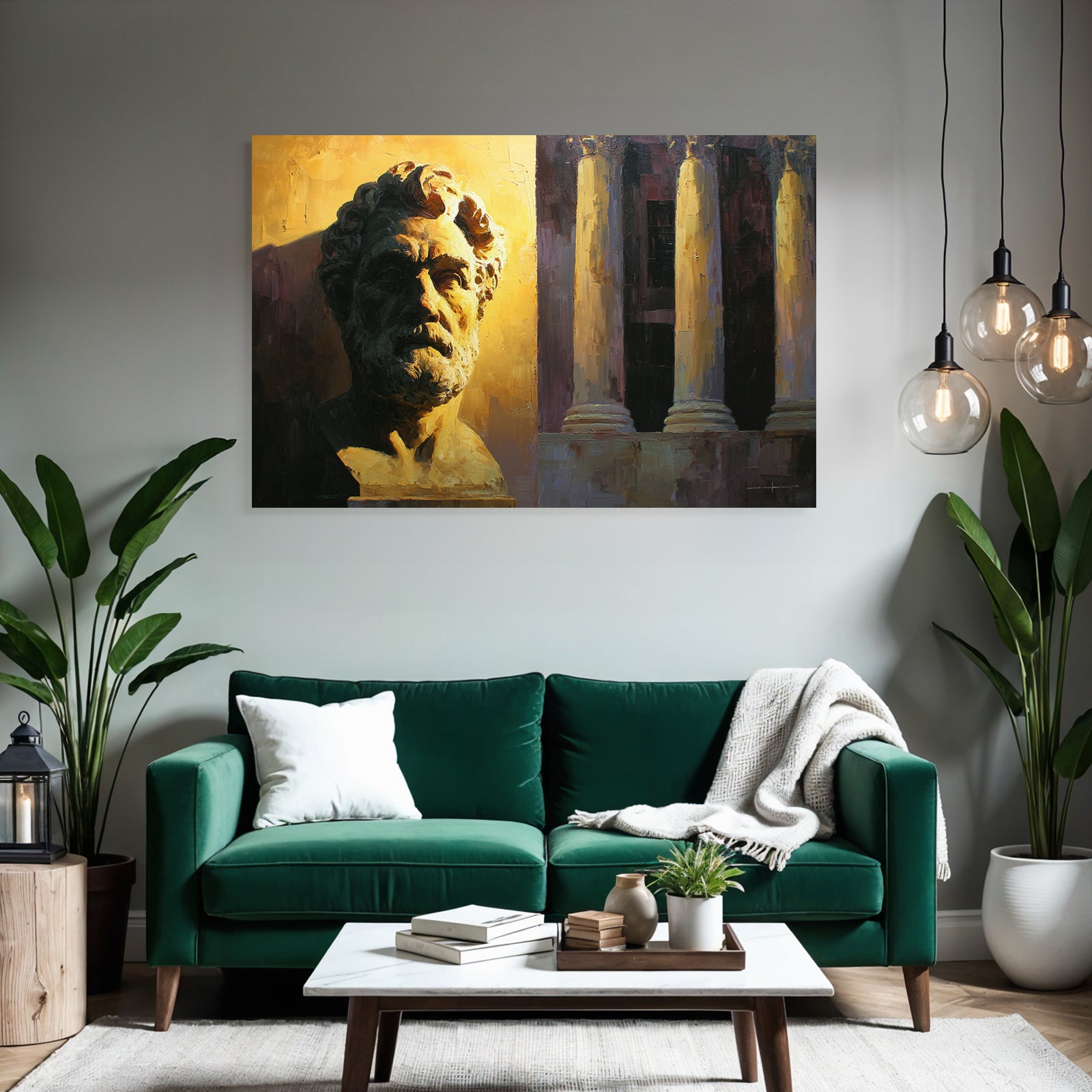 Bust Einer En Figur Mit Architektonischen Elementen