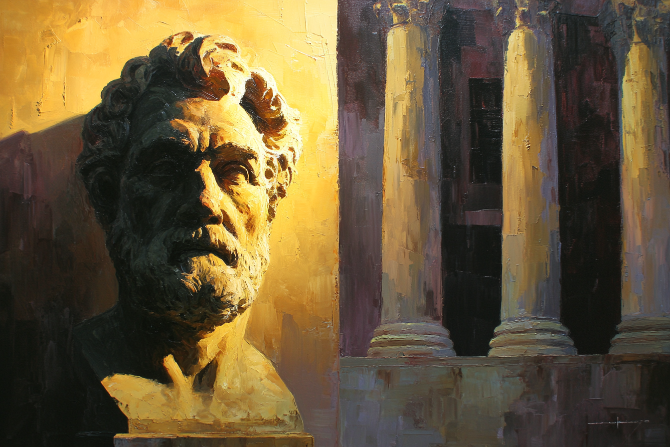 Bust Einer En Figur Mit Architektonischen Elementen | Klassisch | Einrichtungsstile