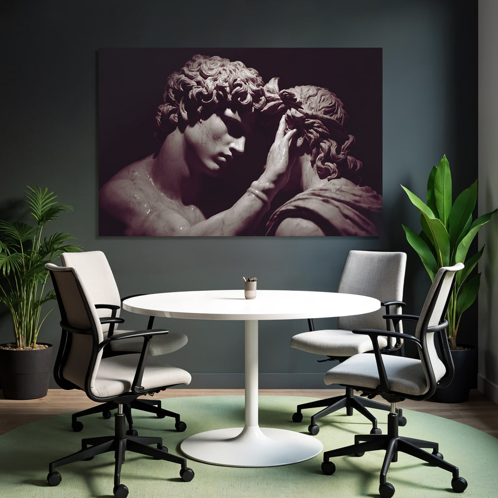 E Skulptur Intime Momente Verbindung Emotionen