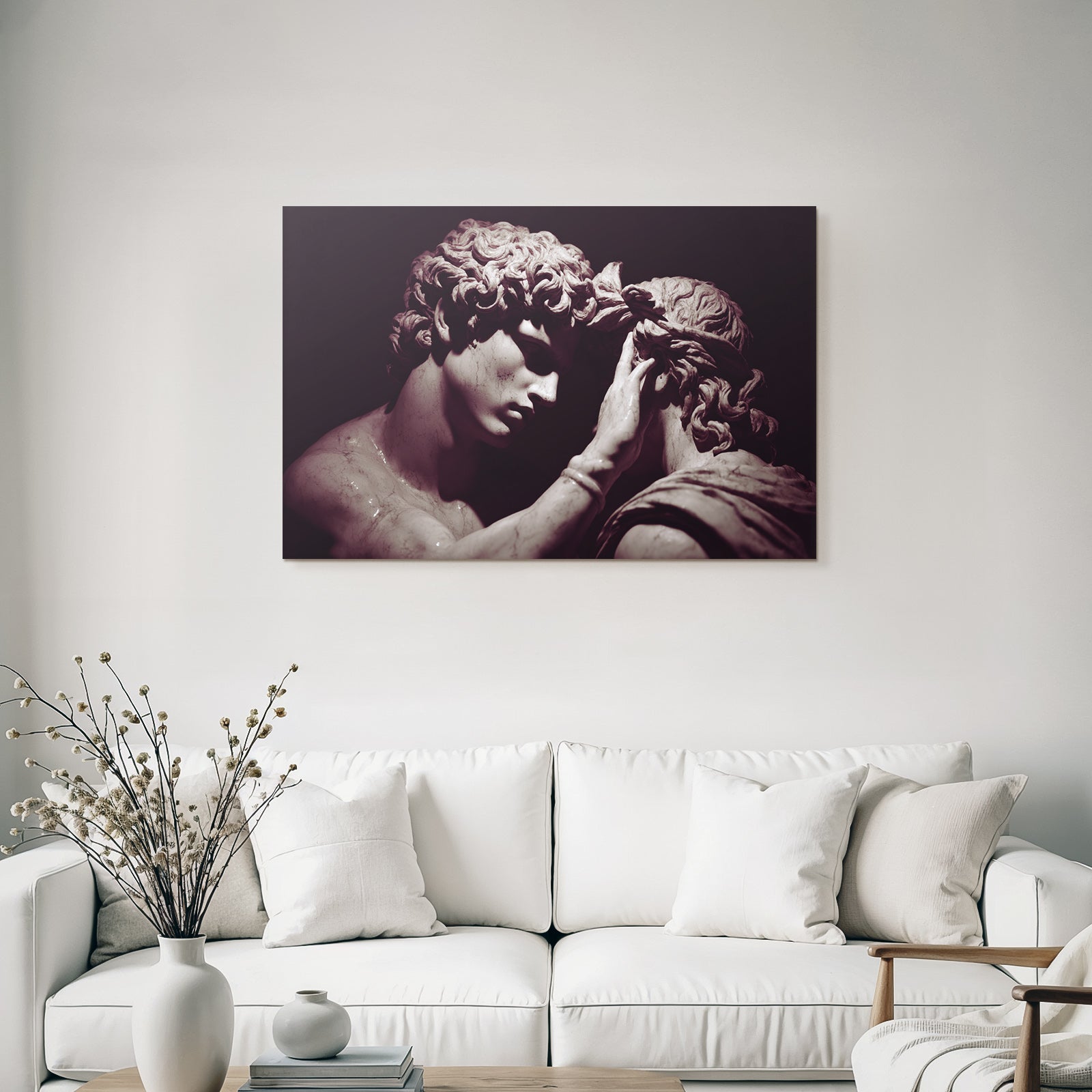 E Skulptur Intime Momente Verbindung Emotionen