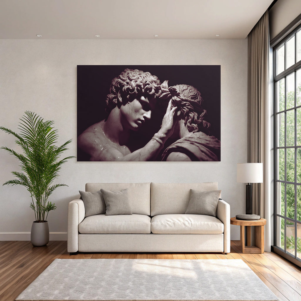 E Skulptur Intime Momente Verbindung Emotionen