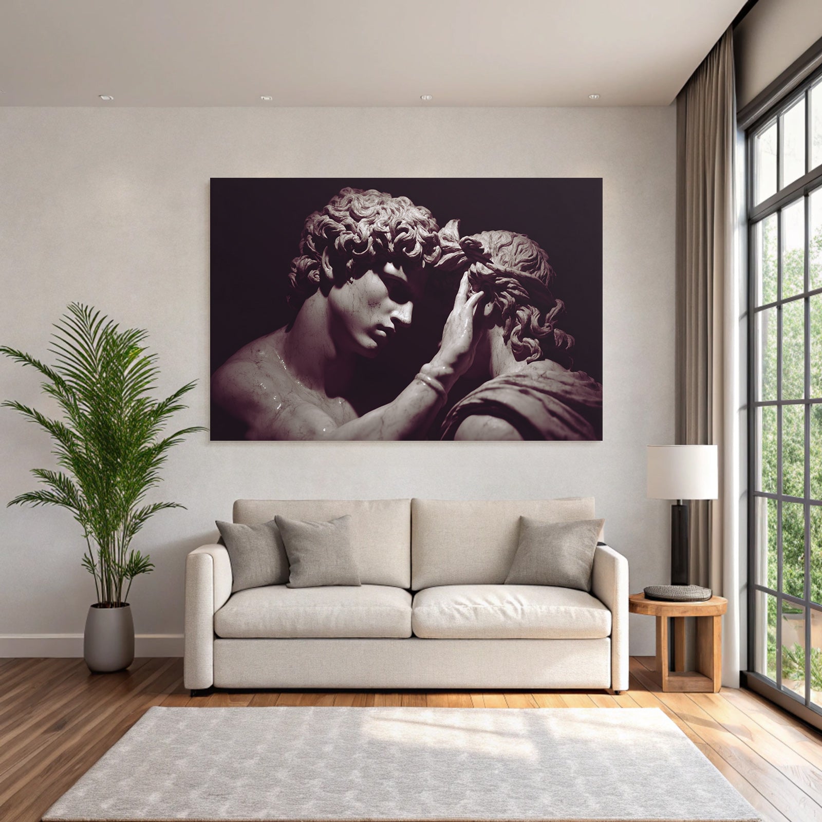 E Skulptur Intime Momente Verbindung Emotionen