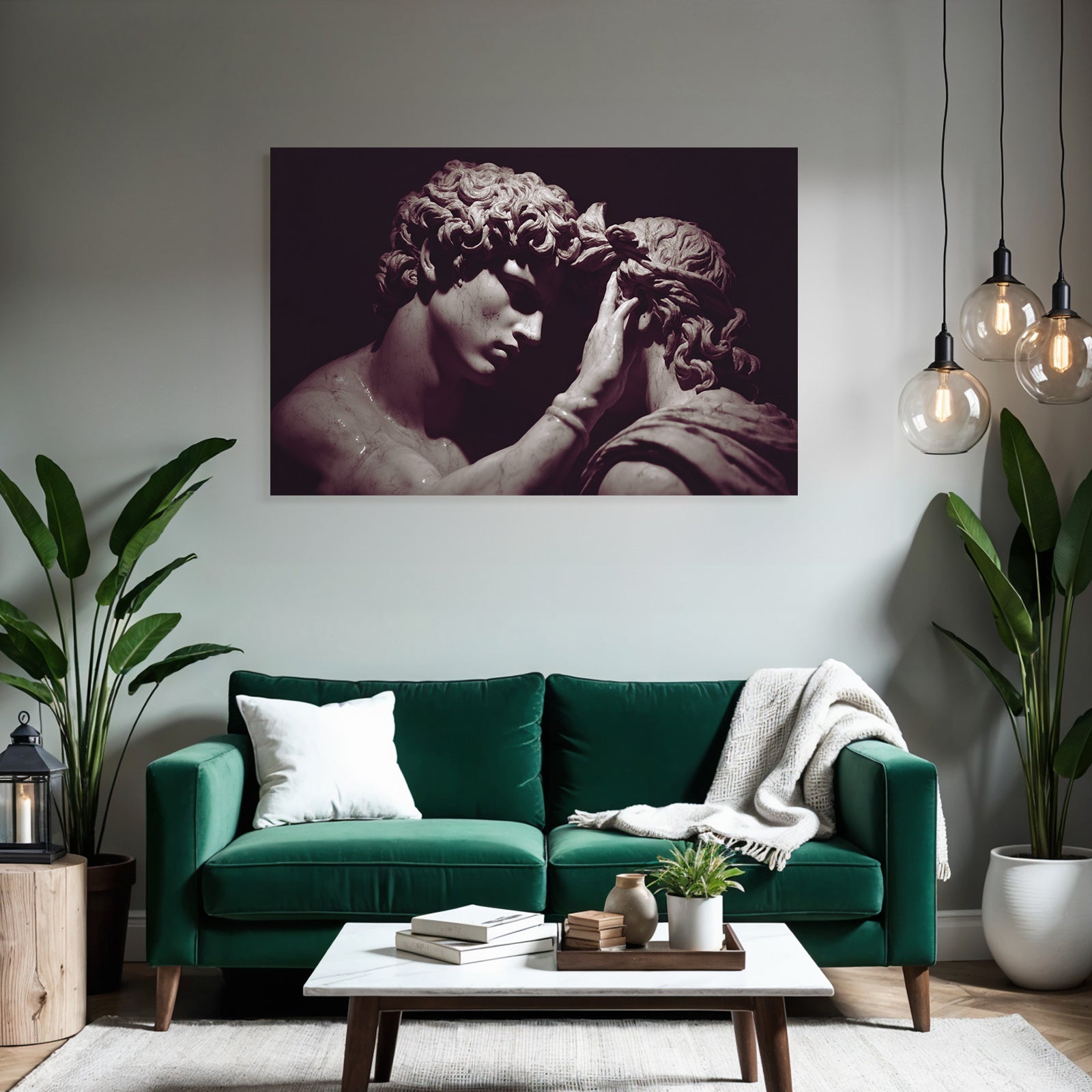 E Skulptur Intime Momente Verbindung Emotionen