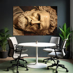 E Skulptur Nahaufnahme Historia Mythologie Detailreiche Gestaltung