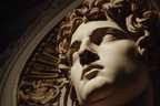 E Skulptur Portraet Mit Lockigem Haar | Klassisch | Einrichtungsstile