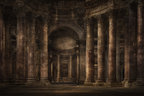 Grosszuegige E Innenansicht Mit Saeulen Und Architektonischen Details | Klassisch | Einrichtungsstile