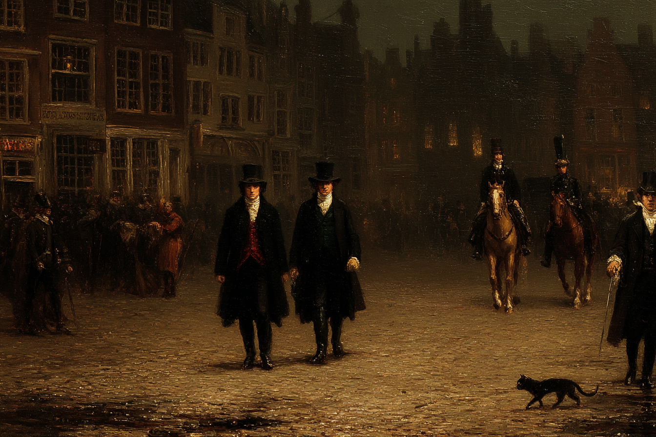 Historische Szene 19 Jahrhundert Abendstimmung Realismus | Klassisch | Einrichtungsstile