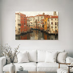 Kanal Venezianische Architektur Gondeln Malerei