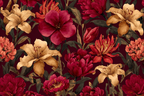 Lebendige Blumendekoration Mit Dunklem Hintergrund | Klassisch | Einrichtungsstile