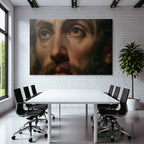 Mann Portrait Details Texturen Ausdrucke