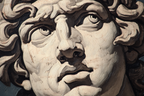 Renaissance Skulptur Maennliche Figur Aus Der Nahaufnahme | Klassisch | Einrichtungsstile