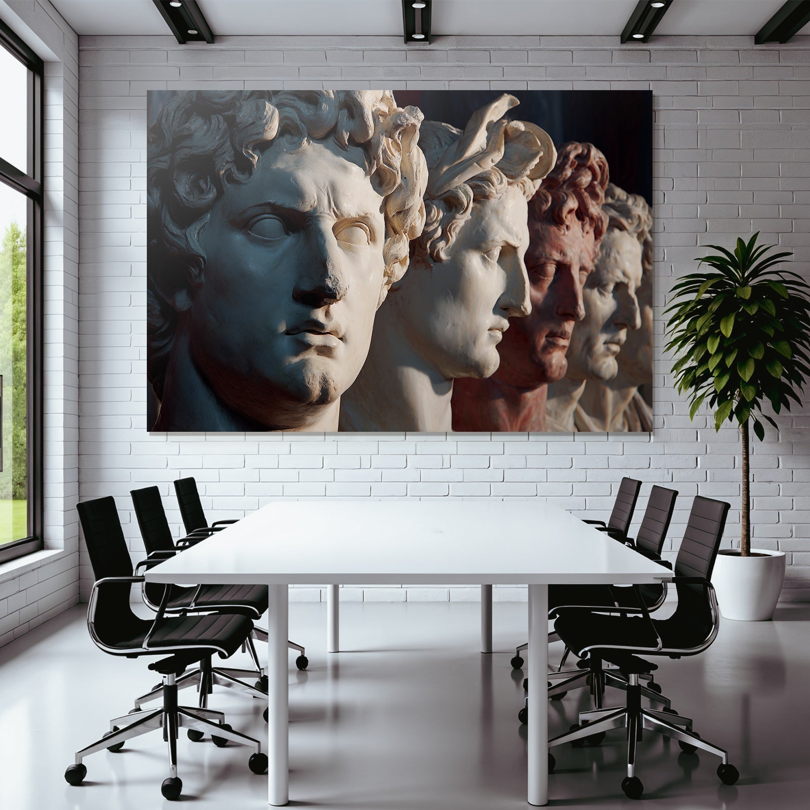 Skulptierte Kopf Gestalten Antike Kunst