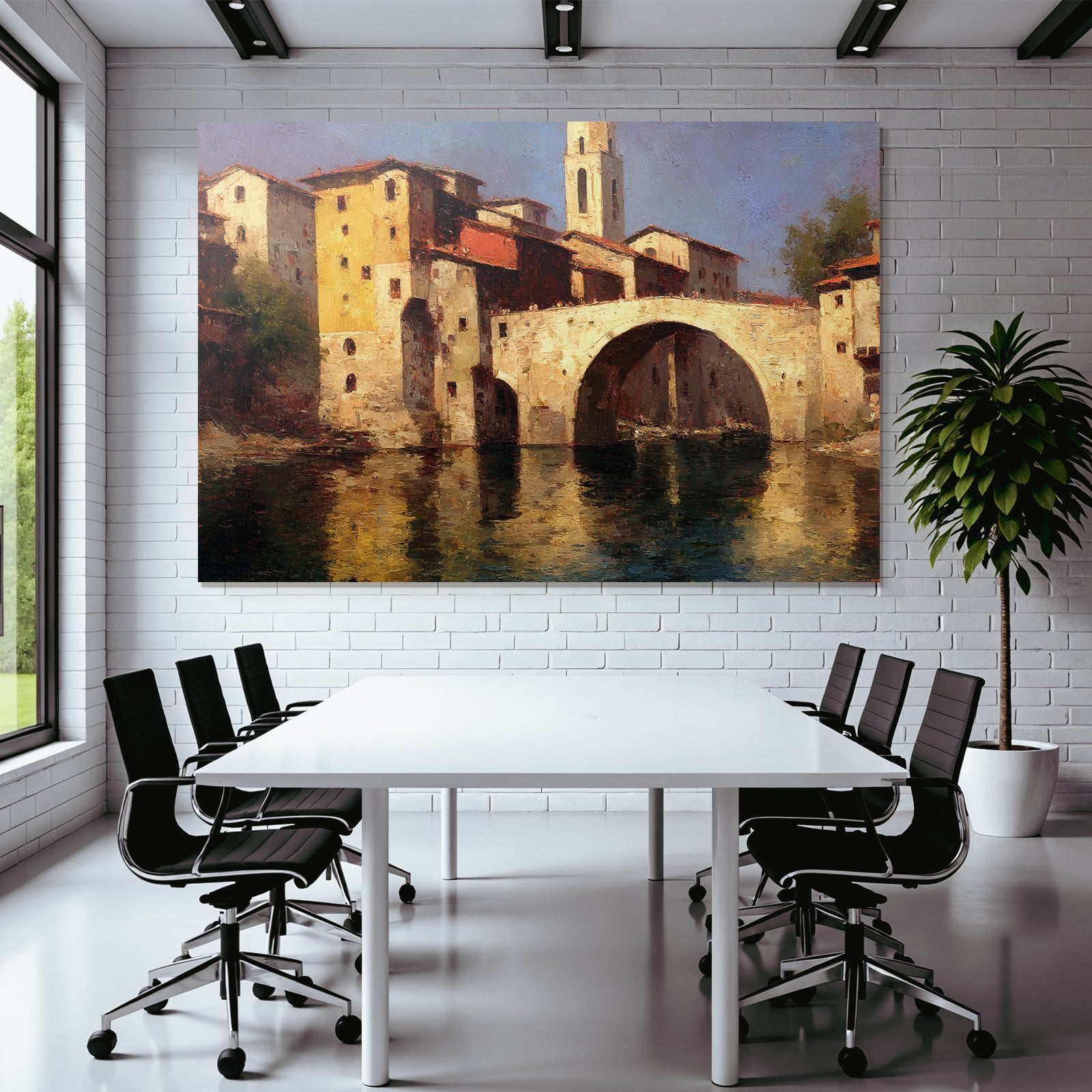 Steinerne Bruecke Mediterranes Szenario Malerisch