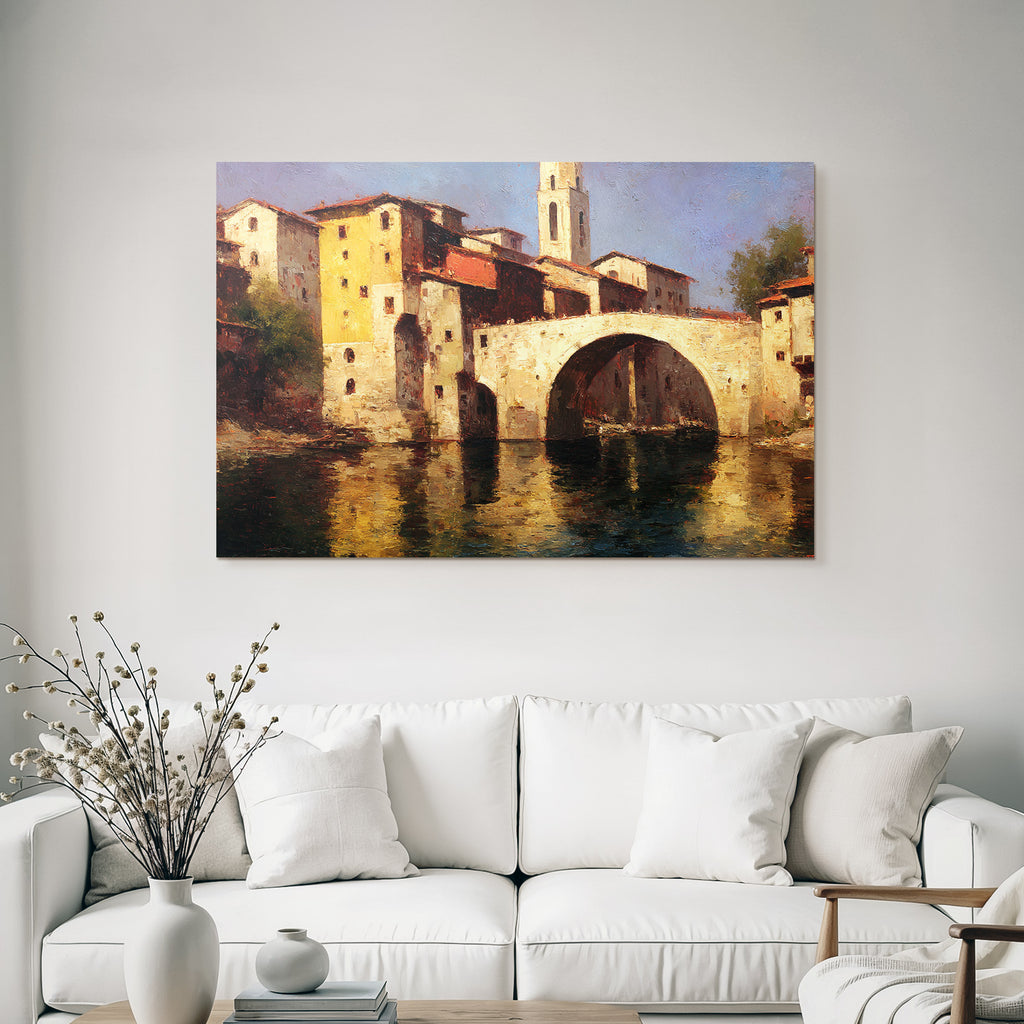 Steinerne Bruecke Mediterranes Szenario Malerisch