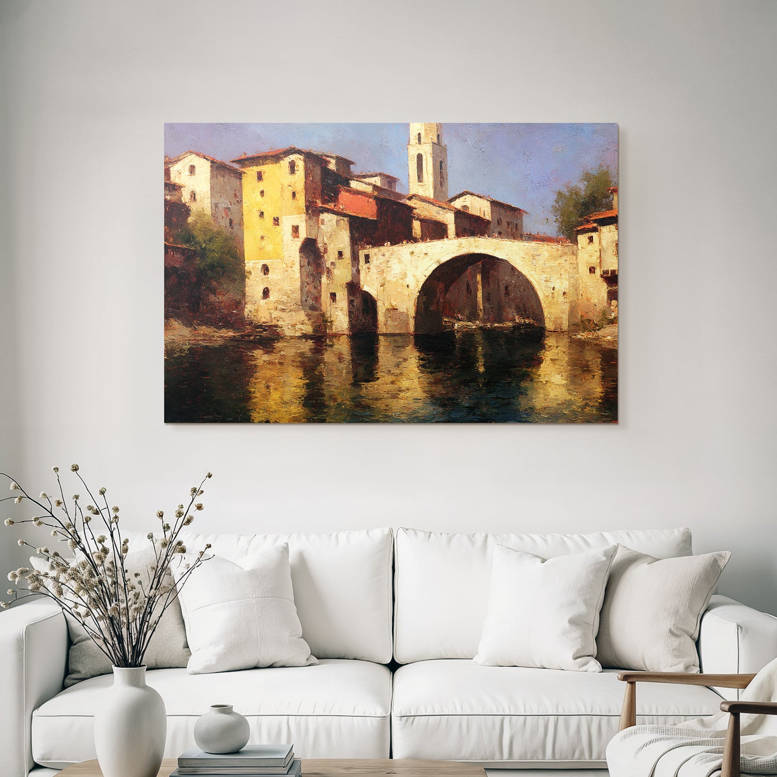 Steinerne Bruecke Mediterranes Szenario Malerisch