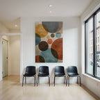 Abstract Design Ueberlappende Kreise Farbige Muster