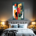Abstract Kunst Formen Farben Texturiert