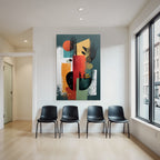 Abstract Kunst Formen Farben Texturiert
