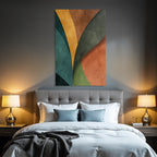 Abstractdesignkurvigeformenintegriertefarbenstruktur