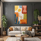 Abstrahierte Kunst Mit Formen Und Farben Texture Jpg
