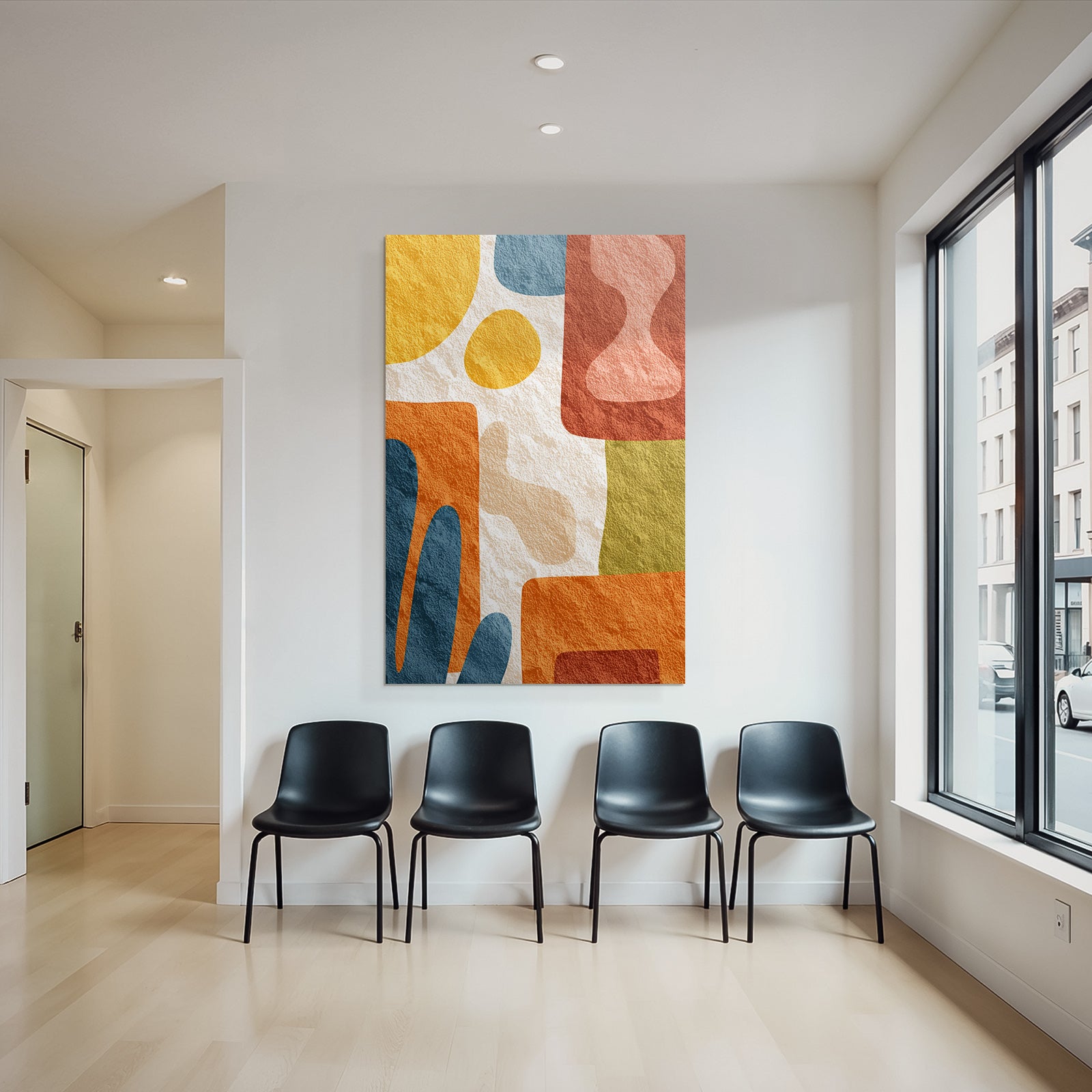 Abstrahierte Kunst Mit Formen Und Farben Texture Jpg