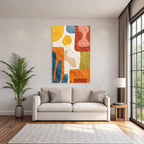 Abstrahierte Kunst Mit Formen Und Farben Texture Jpg