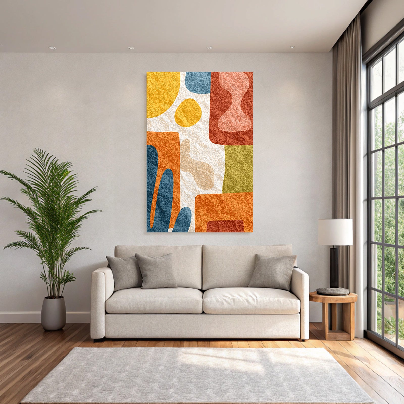 Abstrahierte Kunst Mit Formen Und Farben Texture Jpg