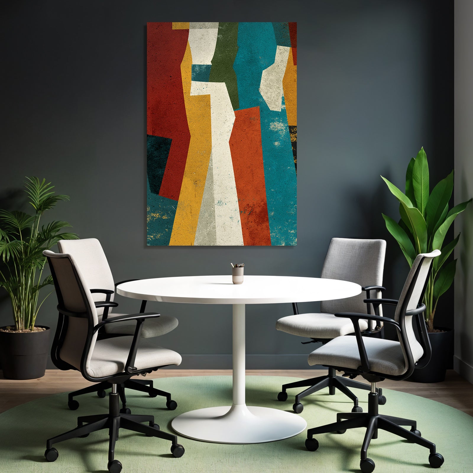 Abstrakte Geometrische Formen Moderne Kunst Design