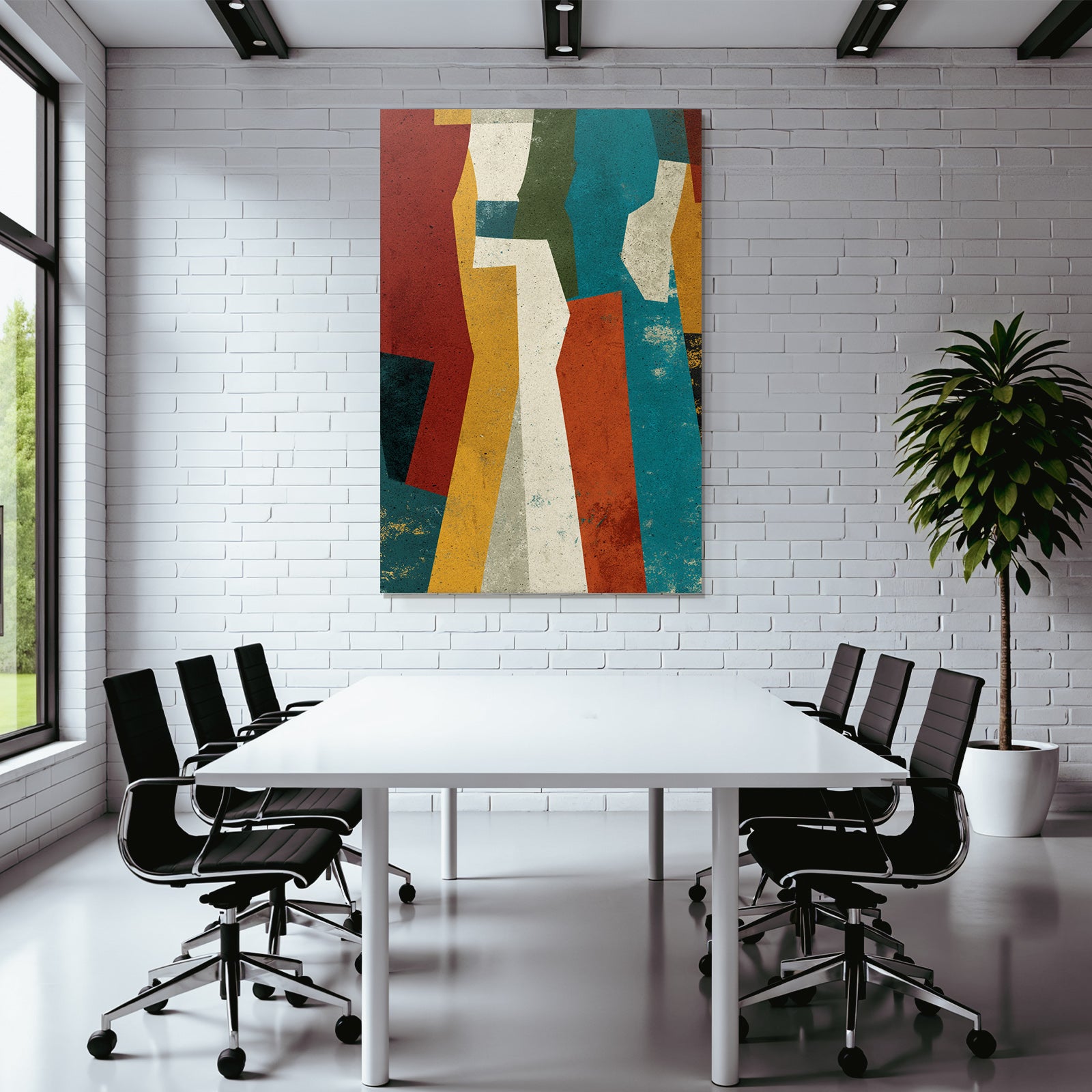 Abstrakte Geometrische Formen Moderne Kunst Design