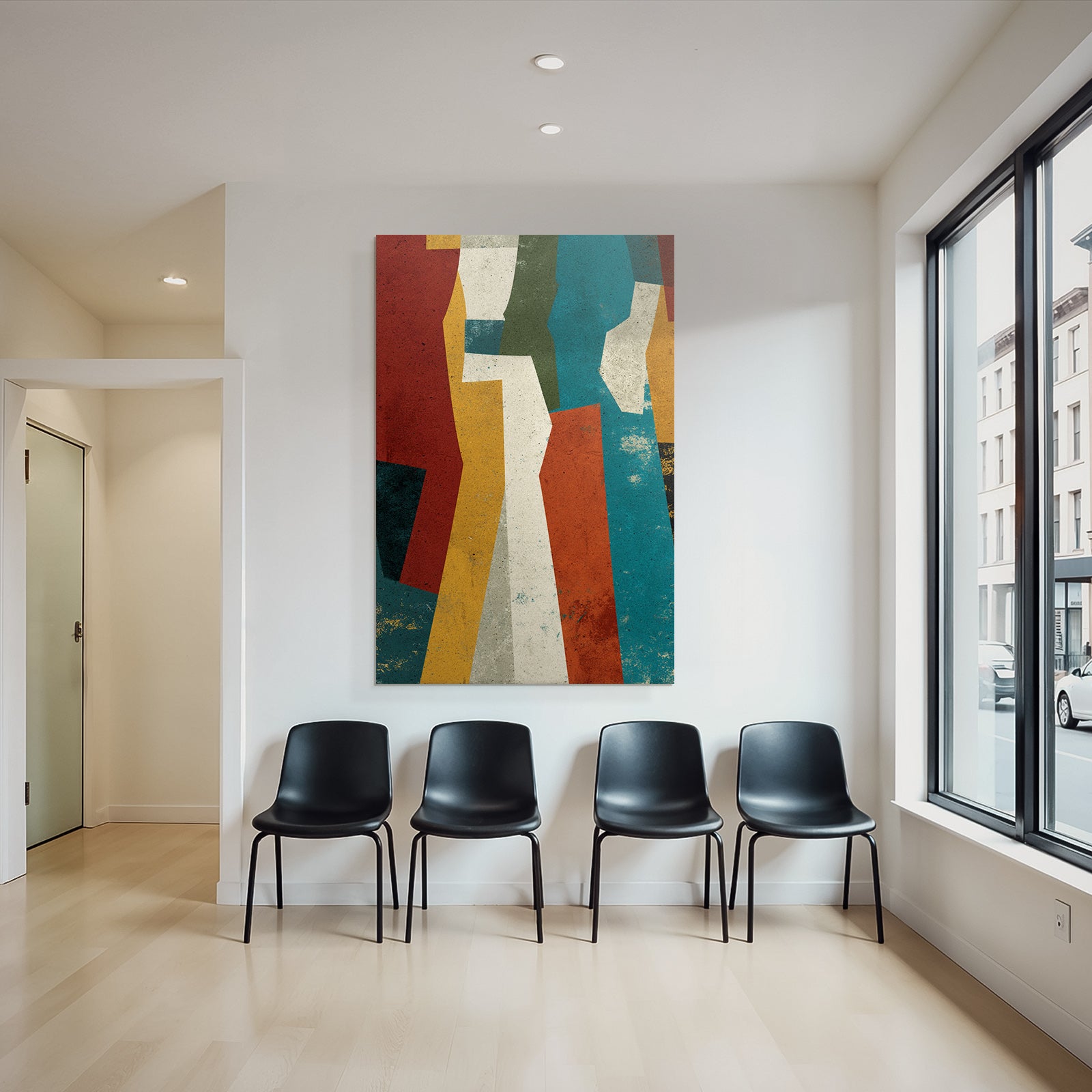 Abstrakte Geometrische Formen Moderne Kunst Design
