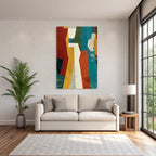 Abstrakte Geometrische Formen Moderne Kunst Design