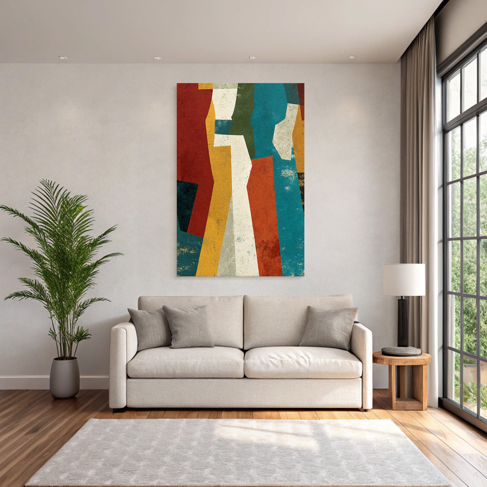 Abstrakte Geometrische Formen Moderne Kunst Design