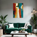 Abstrakte Geometrische Formen Moderne Kunst Design