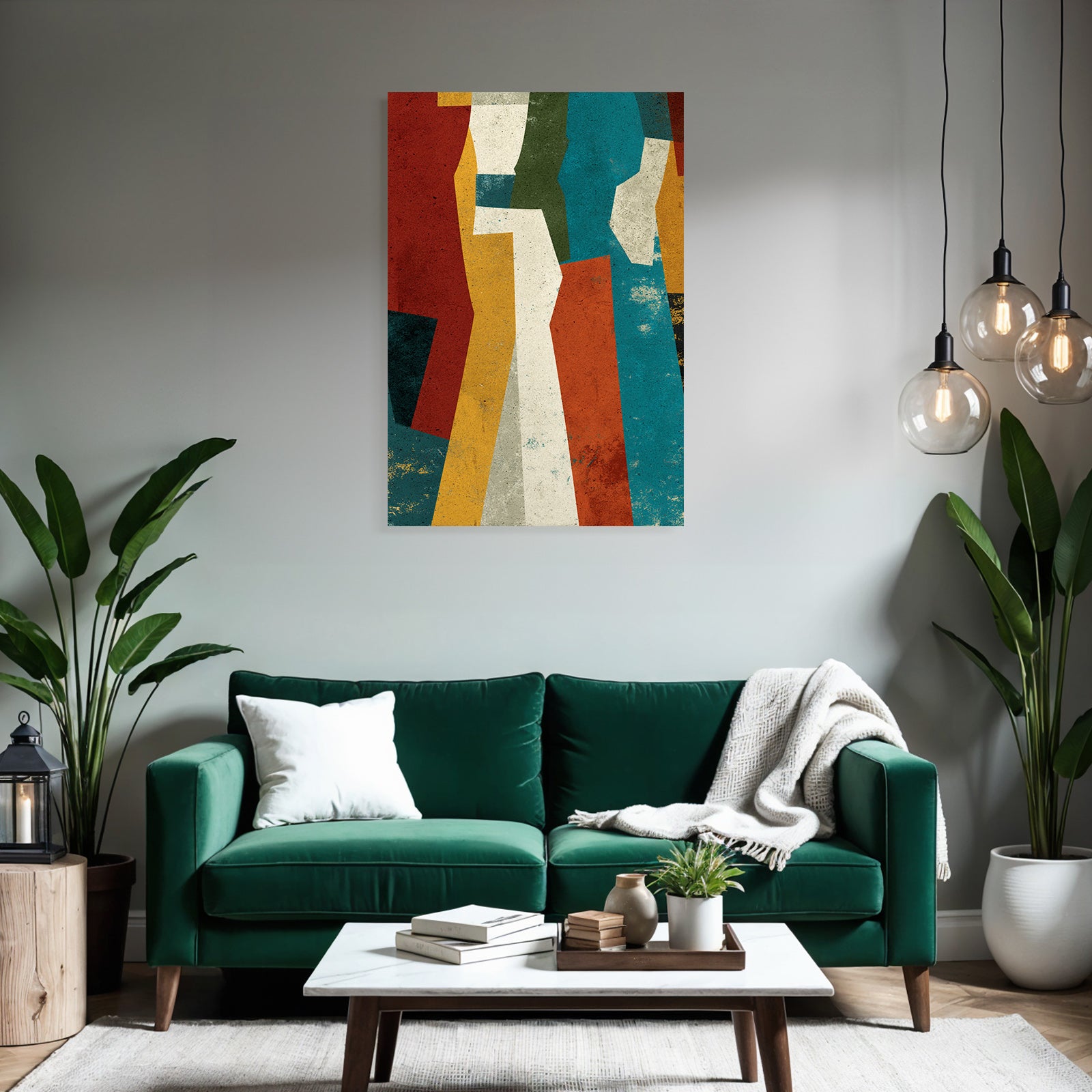 Abstrakte Geometrische Formen Moderne Kunst Design