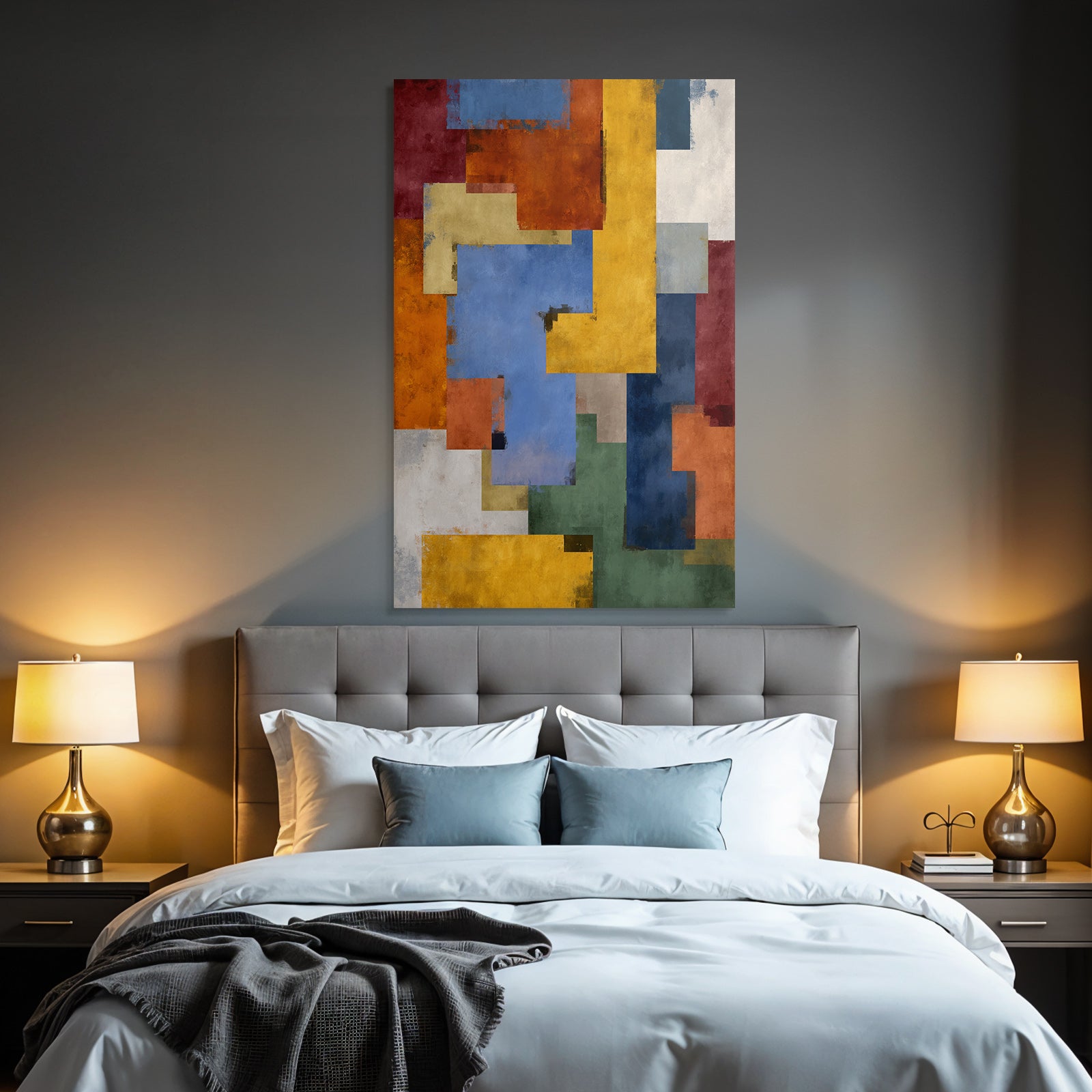 Abstrakte Geometrische Formen Und Farben