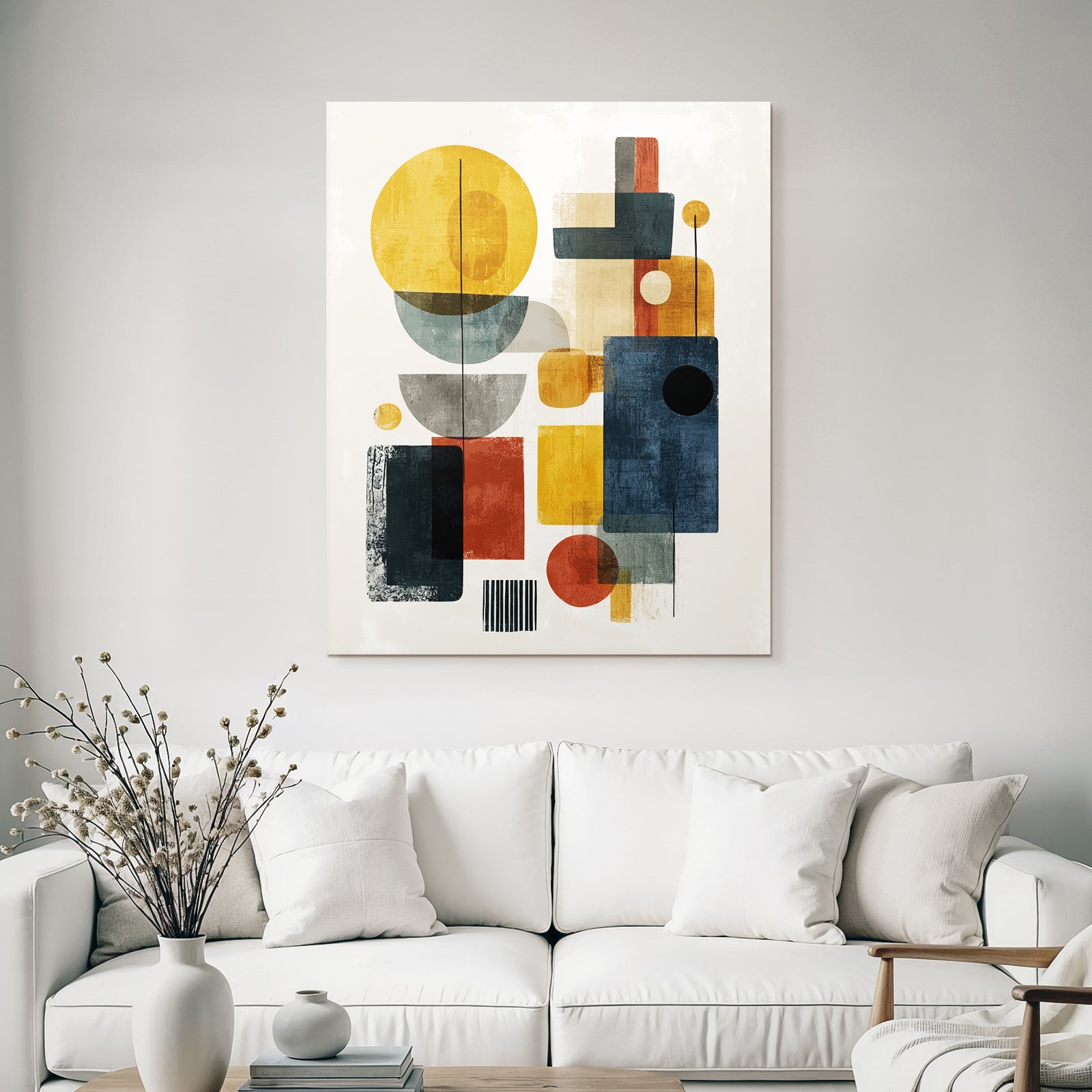 Abstrakte Geometrische Komposition Moderne Kunst Aesthetik