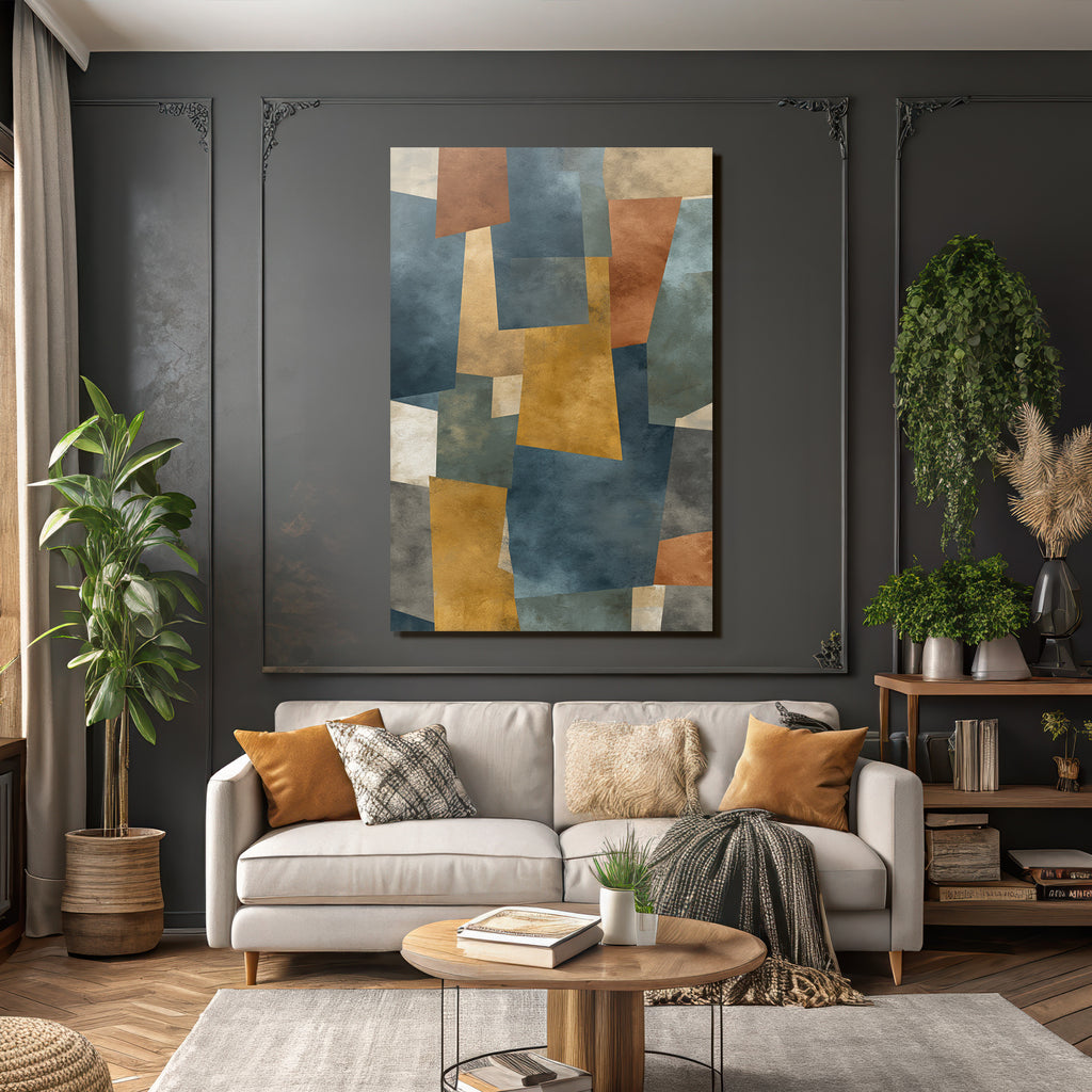 Abstract Shape Colorful Shapes Textured