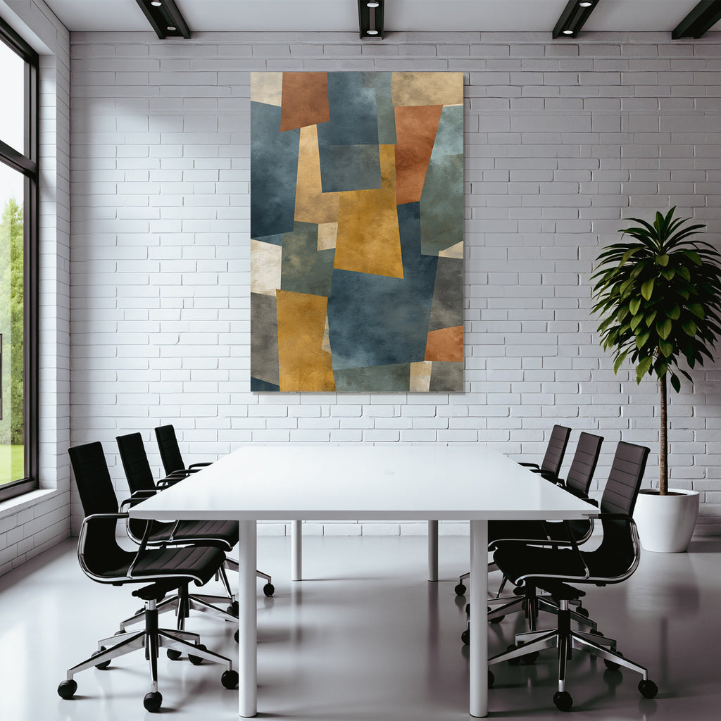 Abstract Shape Colorful Shapes Textured