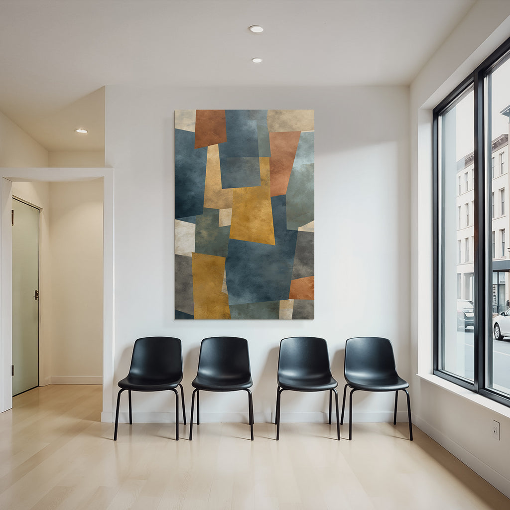Abstract Shape Colorful Shapes Textured