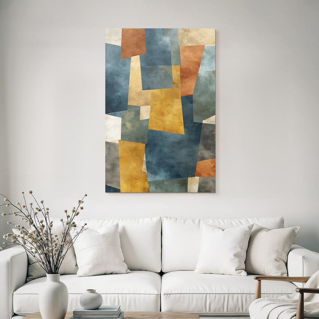 Abstract Shape Colorful Shapes Textured