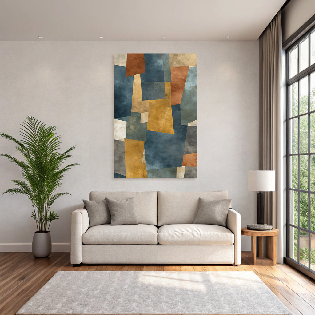 Abstract Shape Colorful Shapes Textured