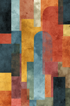 Abstrakte Komposition Moderne Kunst | Mid Century Modern | Einrichtungsstile