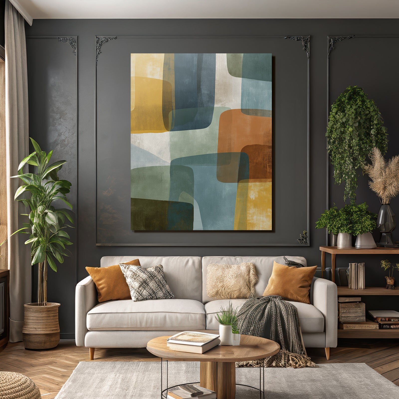 Abstract Art Colorful Shapes