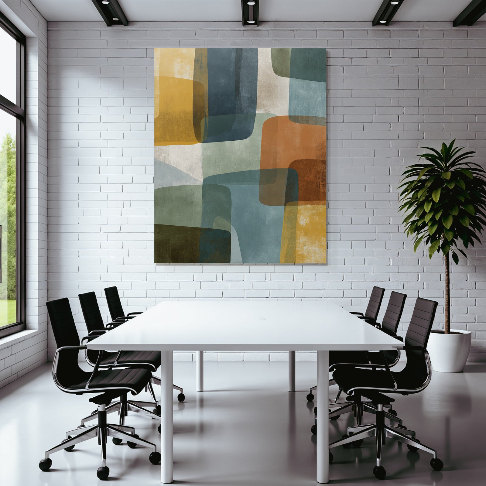 Abstract Art Colorful Shapes